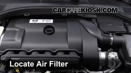 2014 Volvo XC60 T6 3.0L 6 Cyl. Turbo Air Filter (Engine) Replace